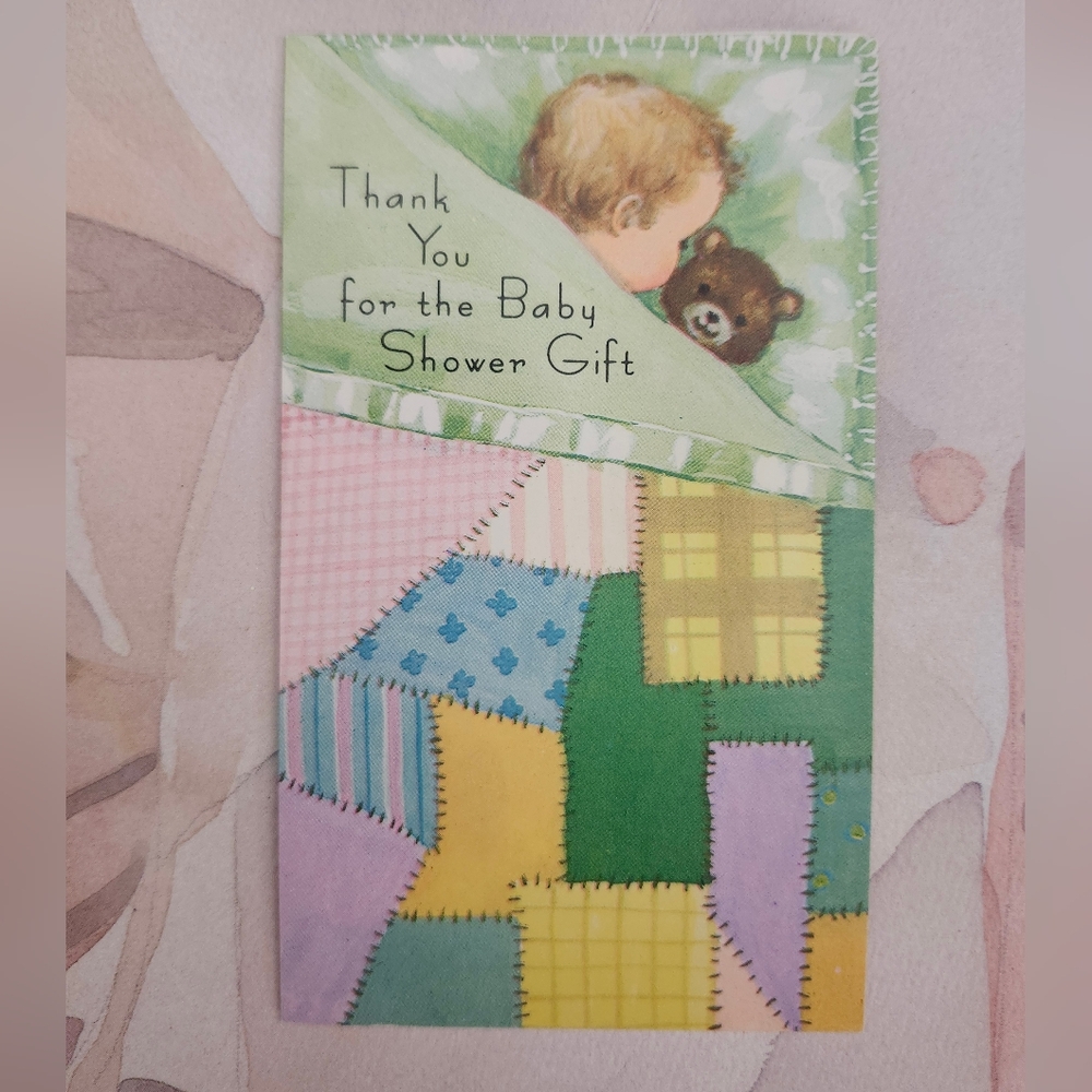 Baby Shower Gift Thank You Card